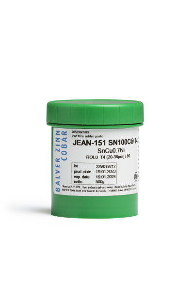 Cobar Lotpaste JEAN-151 SN100C T4 500 g Dose